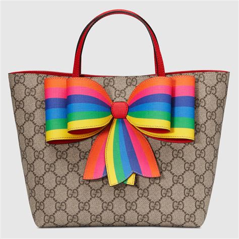 rainbow gucci tote|gucci bags marmont.